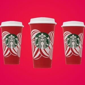 2024 Starbucks Red Cup Day. Limited edition, holiday cup ornament design
